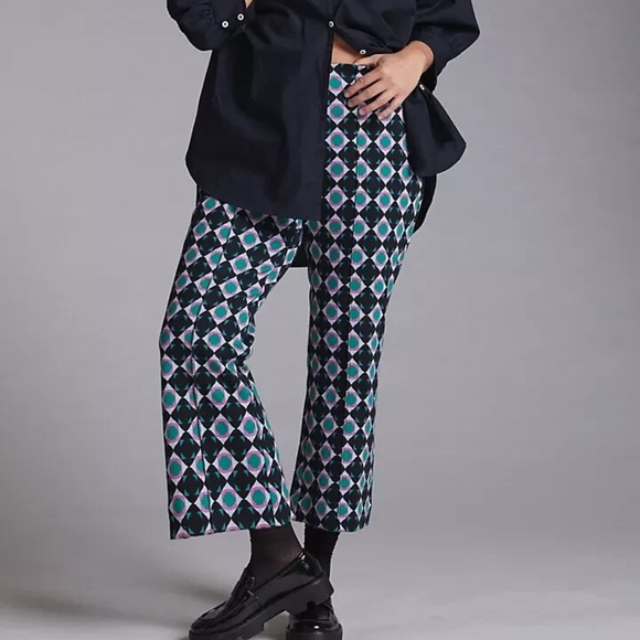 Anthropologie Maeve Kick Flare Pull On Pants | Size XS - Picture 2 of 15